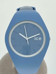 ice watch◆クォーツ腕時計/アナログ/ラバー/BLU