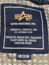 ALPHA INDUSTRIES◆ジャケット/M/ナイロン/BLK/TA1095-8001_画像3