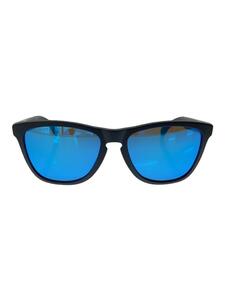 OAKLEY◆サングラス/ウェリントン/プラスチック/BLK/BLU/メンズ/9245-6154