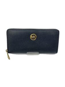 MICHAEL KORS◆長財布/-/GRY/無地/レディース