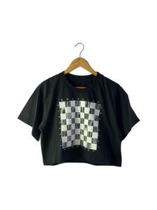 MM6◆Tシャツ/S/コットン/BLK/S52GC0094