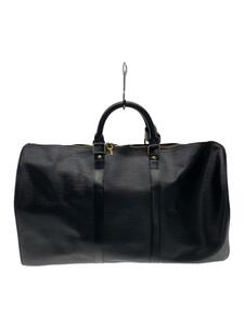 LOUIS VUITTON◆キーポル55_エピ_BLK/レザー/BLK