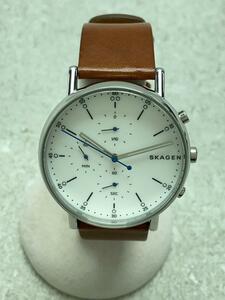 SKAGEN◆クォーツ腕時計/アナログ/レザー/skw6462