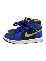 NIKE◆AIR JORDAN 1 ZOOM AIR CMFT SE SIS/22.5cm/BLU/レザー/cz1360-401_画像1