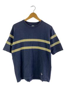 STUSSY◆Tシャツ/S/コットン/NVY/無地/90-00S/OLD STUSSY/紺タグ/USA製