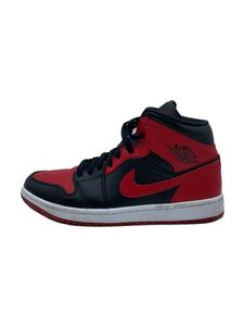 NIKE◆AIR JORDAN 1 MID_エアジョーダン 1 ミッド/26.5cm/RED