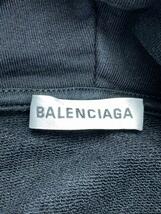 BALENCIAGA◆2018/キャンペーンロゴフーディ/パーカー/S/コットン/ブラック/556103 TBV14_画像3