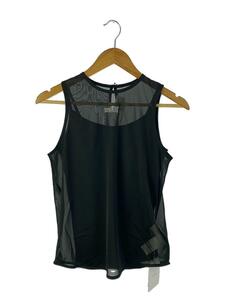 AMERI◆MEDI TRANSLUCENT SHEER TOP/2ピース/S/ポリエステル/BLK/02310380550