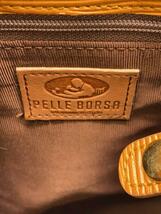 PELLE BORSA◆ショルダーバッグ/レザー/CML/無地_画像5