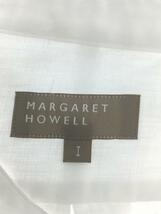 MARGARET HOWELL◆LINEN VOILE シャツ/半袖ブラウス/1/リネン/WHT/578-2153014//_画像3