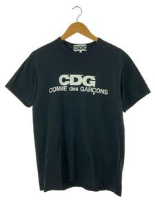 CDG◆CDG LOGO TEE/AD2019/Tシャツ/L/コットン/BLK/SZ-T005//