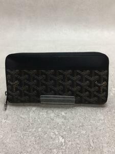 GOYARD◆長財布/-/BLK/総柄/メンズ//