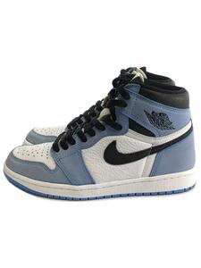 NIKE◆AIR JORDAN 1 RETRO HIGH OG_エアジョーダン 1 レトロ ハイ OG/26cm/BLU//