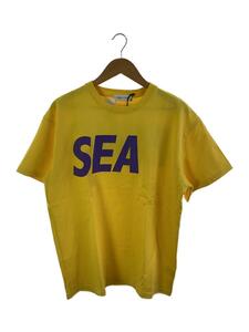 WIND AND SEA◆タグ付/22SS/SEA S／S T-SHIRT/L/コットン/イエロー/WDS-SEA-22S-02//