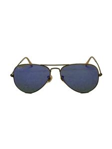 Ray-Ban◆レイバン/サングラス/GLD/BLU/メンズ/rb3025