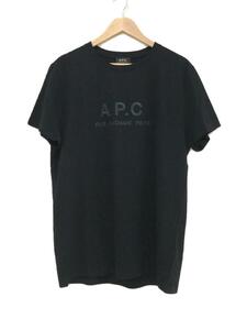 A.P.C.◆Tシャツ/L/コットン/BLK/24233-1-96751//