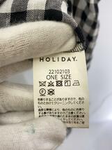 holiday◆長袖ブラウス/one/リネン/BLK/ギンガムCK//_画像5