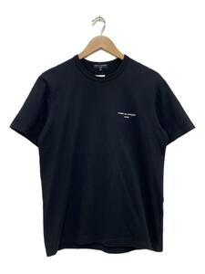 COMME des GARCONS HOMME◆Tシャツ/S/コットン/BLK/無地/HG-T009//