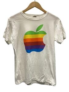 80s/APPLE/企業ロゴ/Tシャツ/-/コットン/ホワイト//