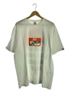 SAPEUR/Tシャツ/XL/コットン/WHT