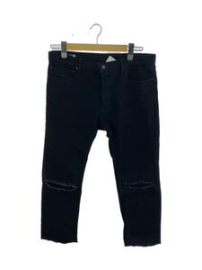 MINEDENIM◆S.Slim 5pocketストレッチパンツ/11/コットン/BLK/無地/FPK107NKS-91-342-3//