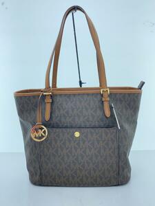 MICHAEL KORS◆トートバッグ/-/BRW/総柄/30S6GTTT3B