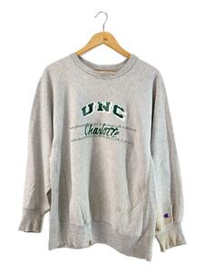 Champion◆80S/RW/UNC CHARLOTTE/ラバー/スウェット/XL/コットン/GRY/プリント