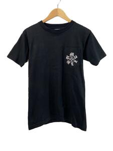 CHROME HEARTS◆90s～00s/Tシャツ/S/コットン/BLK/プリント