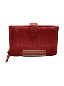 BOTTEGA VENETA◆2つ折り財布/レザー/PNK/レディース/121060 V0013 6604