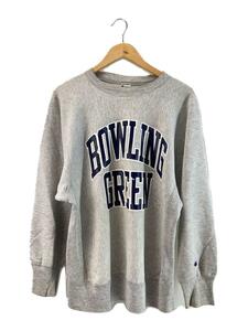 Champion◆80S/RW/BOWLING GREEN/ラバープリント/スウェット/XL/コットン/GRY/プリント