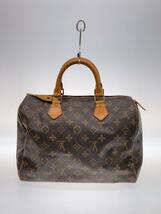 LOUIS VUITTON◆1)スピーディ30_モノグラム・キャンバス_BRW/PVC/BRW/総柄_画像3