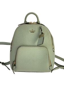 kate spade new york◆リュック/レザー/GRN