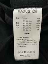 MAGIC STICK◆スタジャン/M/ウール/BLK_画像4