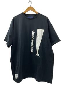 DESCENDANT◆Tシャツ/3/コットン/WHT/231ATDS-CSM21