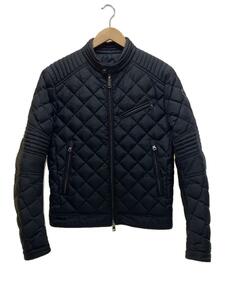 MONCLER◆BREITMAN/ダウンジャケット/2/ナイロン/ブラック/フロントジップ傷有/袖ヨゴレ有