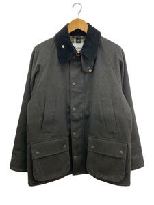 Barbour◆BEDALE/Rain Loden/ TOMORROWLAND別注/36/ウール/BLK/無地/2002282