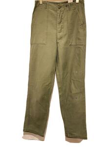 US.ARMY◆SATEEN OG107 Utility Trousers/ベイカーパンツ/32/グリーン