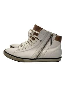 DIESEL◆ハイカットスニーカー/24.5cm/WHT/レザー/Y01160 P1241 H3227