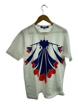 COMME des GARCONS HOMME◆19SS/マークスラッシュ/Tシャツ/M/コットン/WHT/WC-T028_画像1