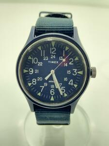 TIMEX◆クォーツ腕時計/アナログ/-/NVY/BLU/SS/TW2R37300