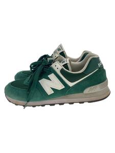 NEW BALANCE◆ML574/グリーン/27cm/GRN