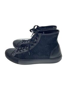 LOUIS VUITTON◆タトゥーライン/モノグラム/ハイカットスニーカー/UK8.5/BLK