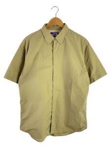 THE NORTH FACE PURPLE LABEL◆半袖シャツ_NT3012N/XL/コットン/ブラウン/NT3012N