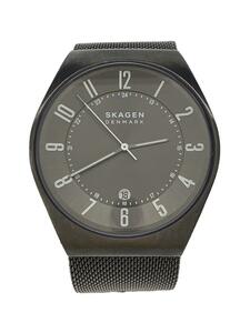 SKAGEN◆クォーツ腕時計/アナログ/ステンレス/SLV/GRY/skw6815