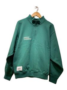 WTAPS◆DEPST/SWEATER/スウェット/3/コットン/GRN/241ATDT-CSM05