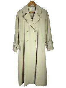 NATURAL BEAUTY BASIC* clear tsu il dress trench coat /S/ polyester /BEG/ plain /017-3152251