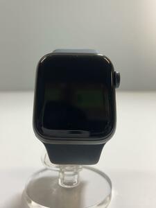 Apple◆Apple Watch SE GPSモデル 40mm MYDP2J/A [ブラック]/デジタル/レザー/BLK