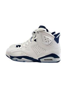 NIKE◆AIR JORDAN 6 RETRO_エア ジョーダン 6 レトロ/29cm/WHT/PVC