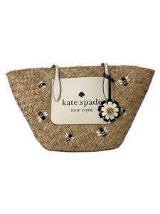 kate spade new york◆カゴバッグ/-/BEG/総柄/S362