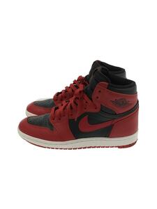 NIKE◆AIR JORDAN 1 HIGH 85/26cm/RED/VASITY RED//